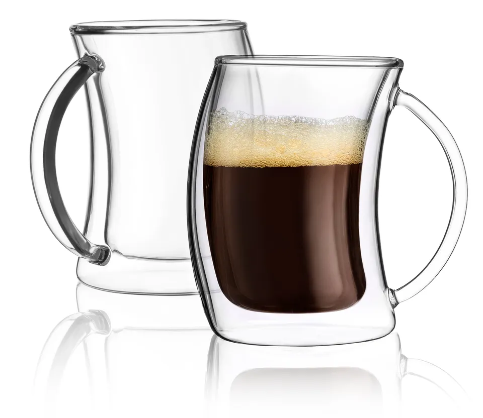 JoyJolt Caleo verres café double paroi 10 oz x2