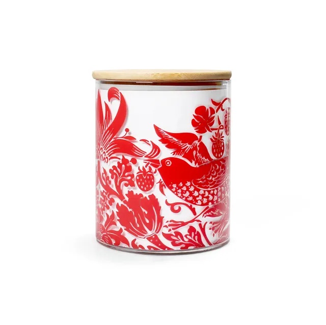 William Morris Strawberry Thief bocal verre 75 cl