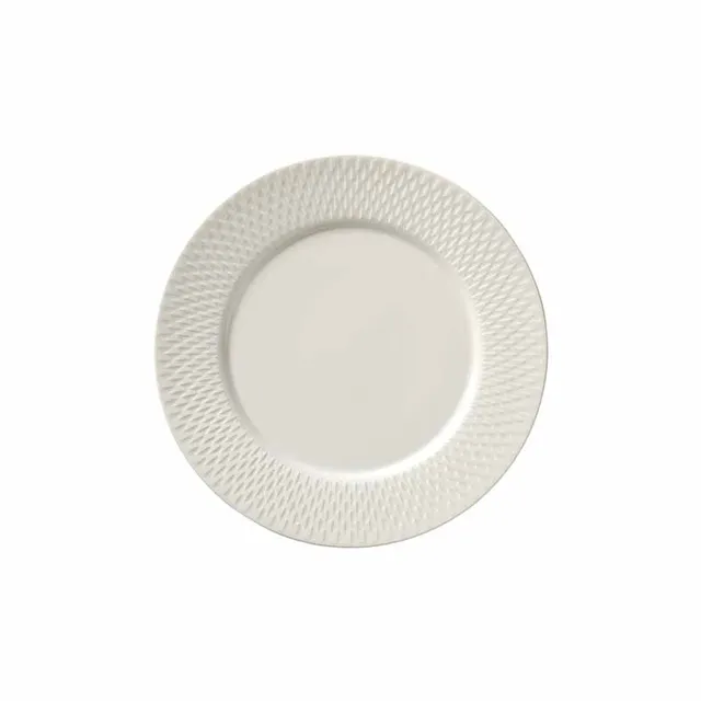 Artis Purity Reflections assiette à aile 22,5 cm blanche