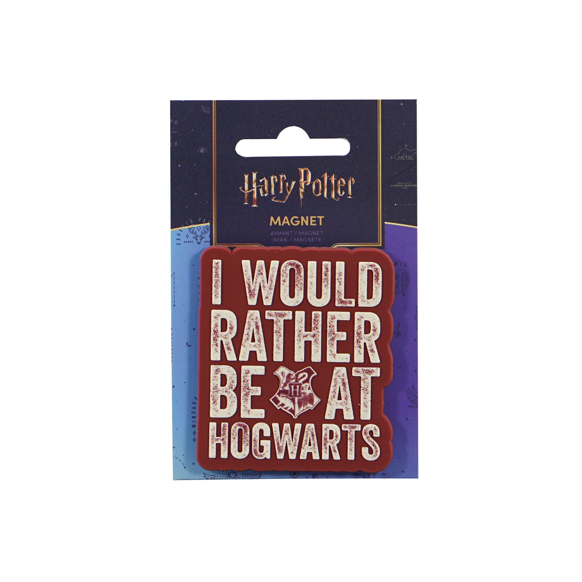 HMB Harry Potter magnet aimant cuir rouge