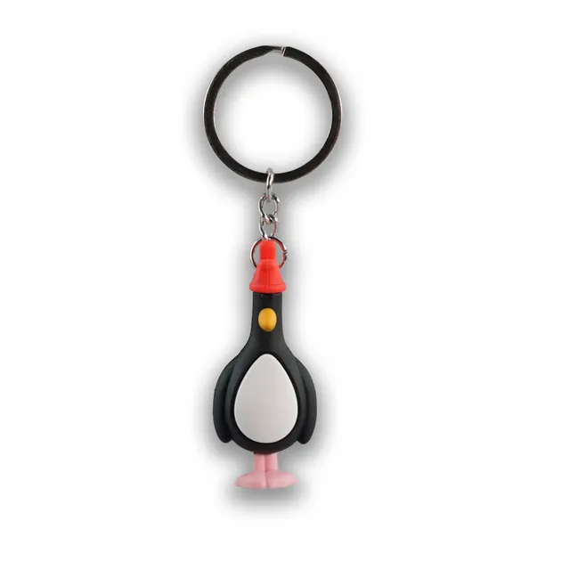 HMB Wallace & Gromit Feathers porte-clés PVC noir