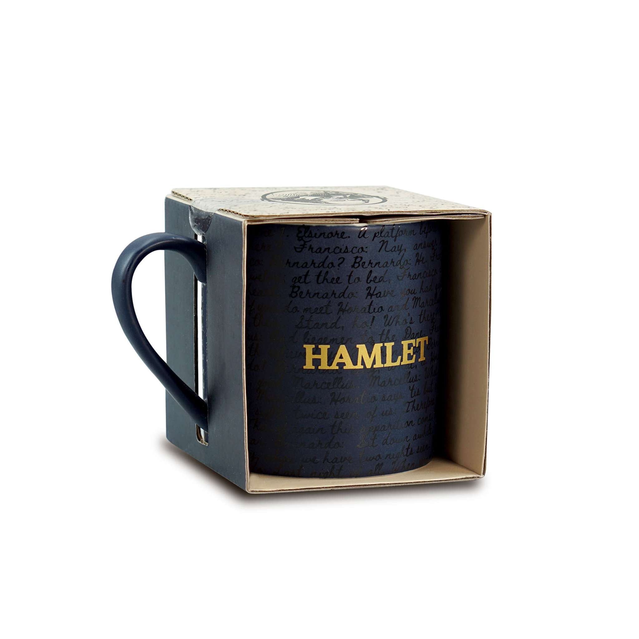 Shakespeare mug céramique Hamlet 310 ml coffret noir