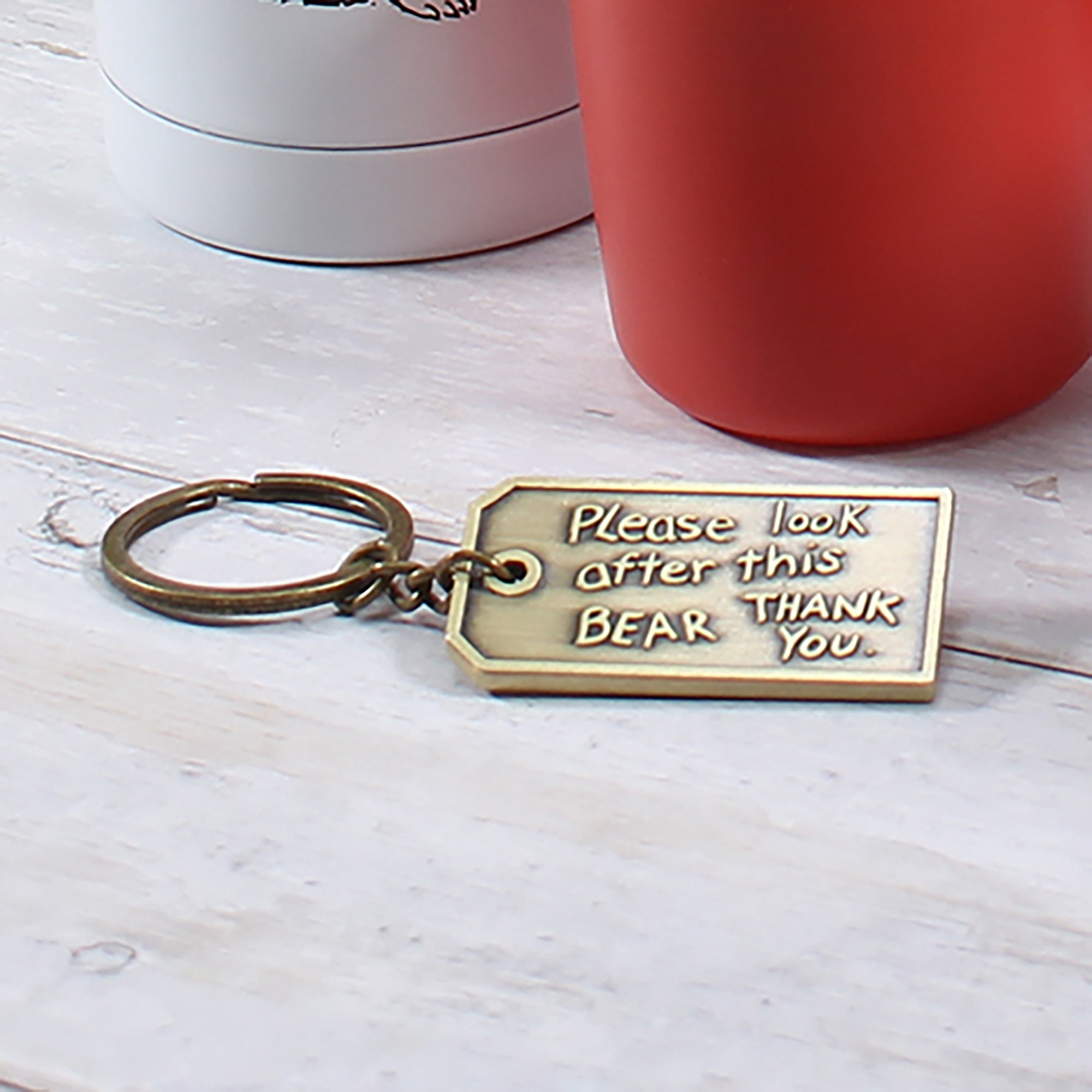 Paddington Bear Gold Tag porte-clés métal doré coffret