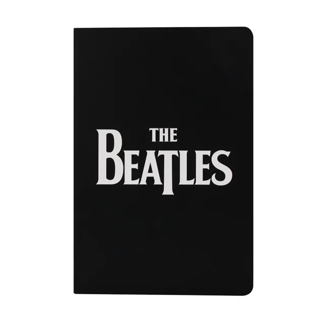 The Beatles Logo carnet A5 souple noir 192 pages
