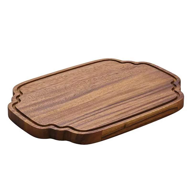Artis Acacia planche à servir rainurée 33x24 cm