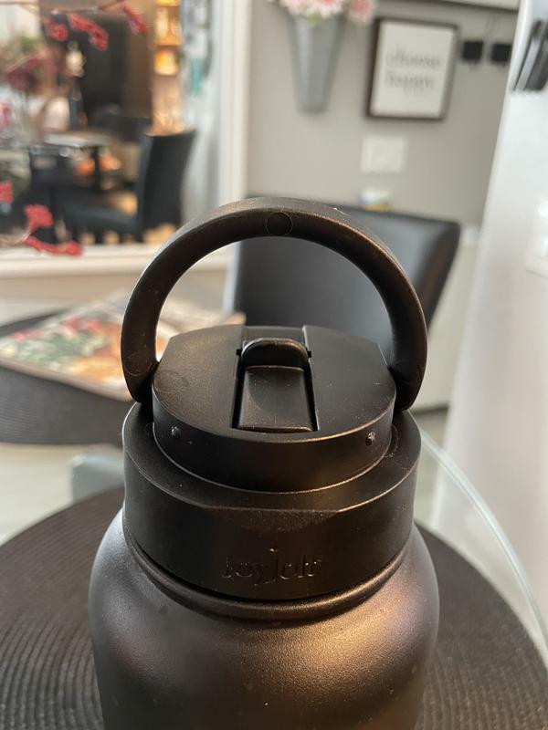JoyJolt Vacuum Insulated gourde inox 95 cl noire 2 bouchons