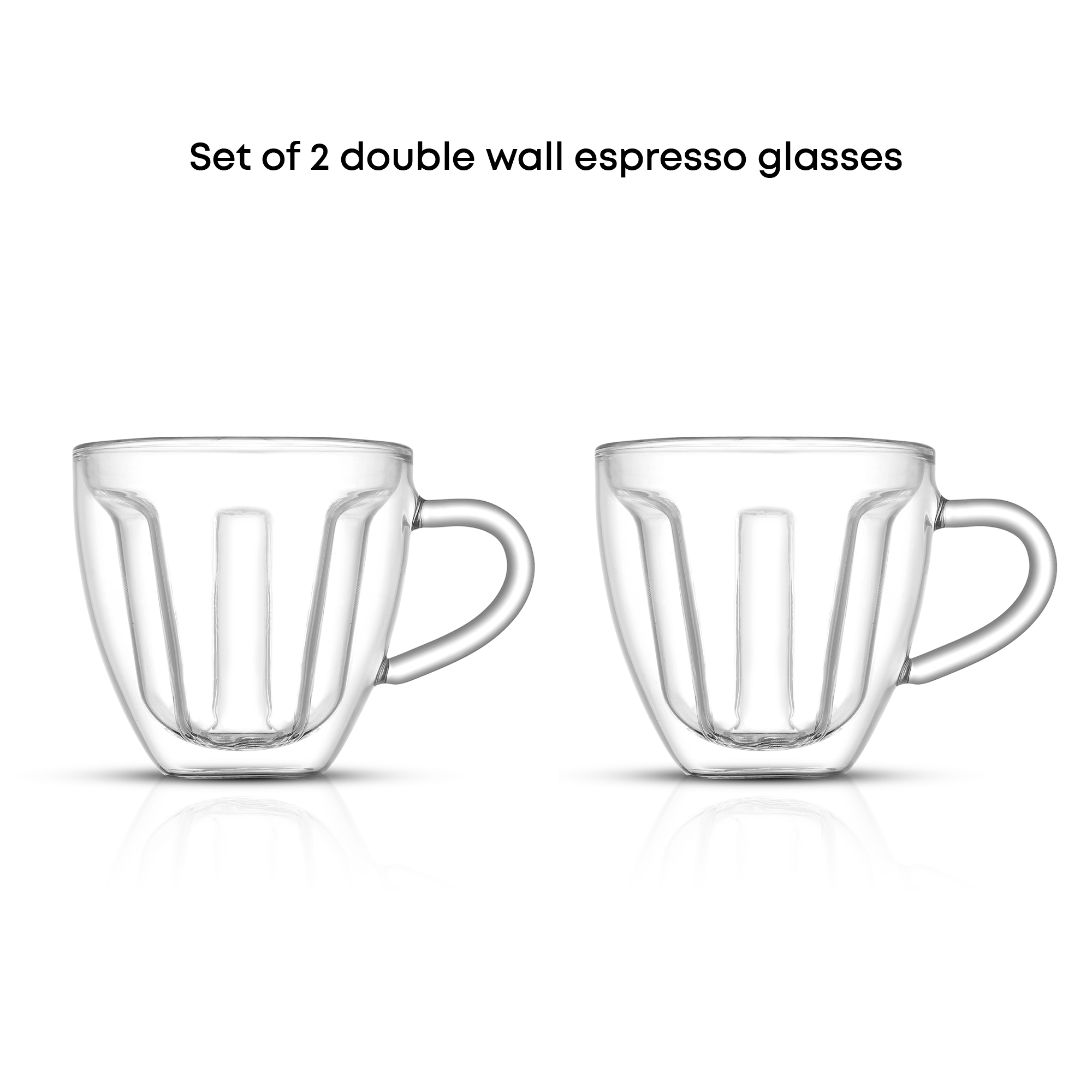 JoyJolt Disney Minnie Mouse 3D verres espresso lot de 2 double paroi