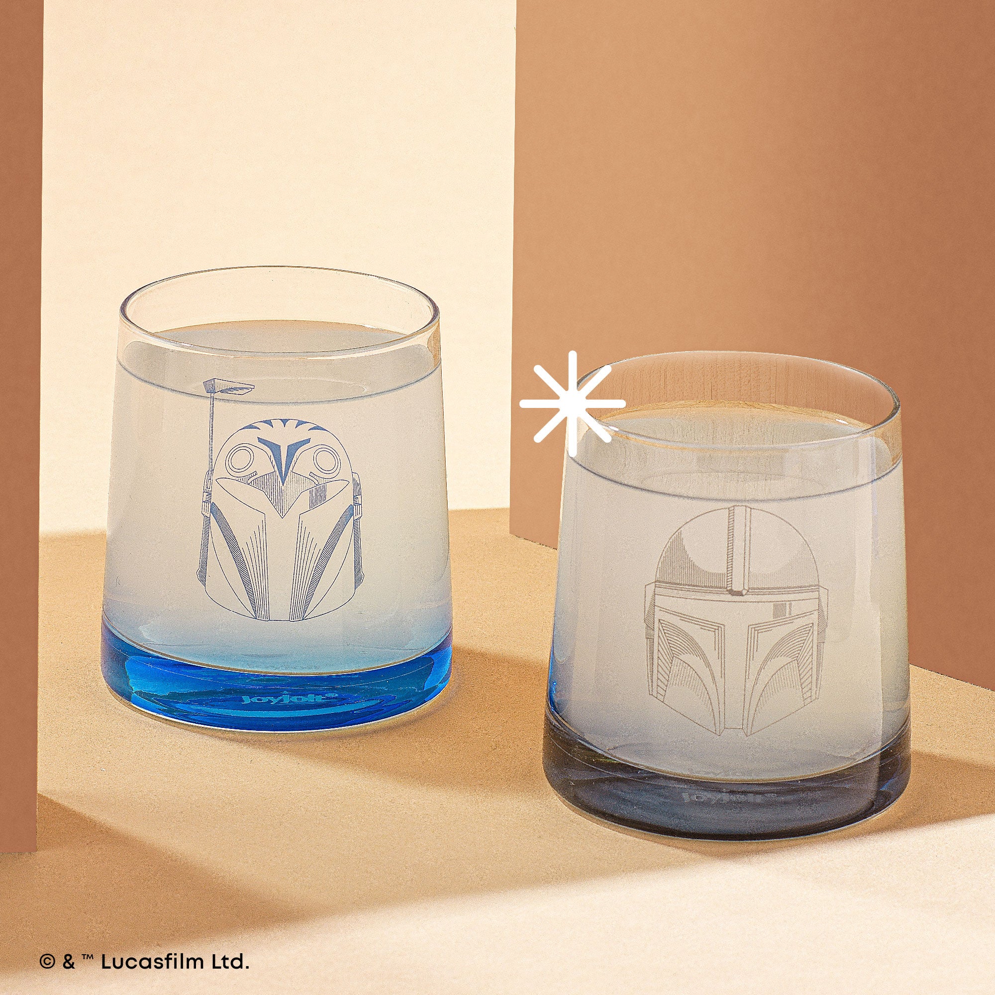 Star Wars Mandalorian verre à whisky 30 cl lot de 4 casques