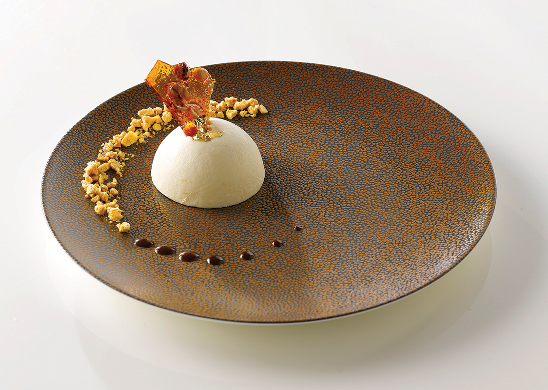 Artis Purity Pearls assiette dorée 27 cm