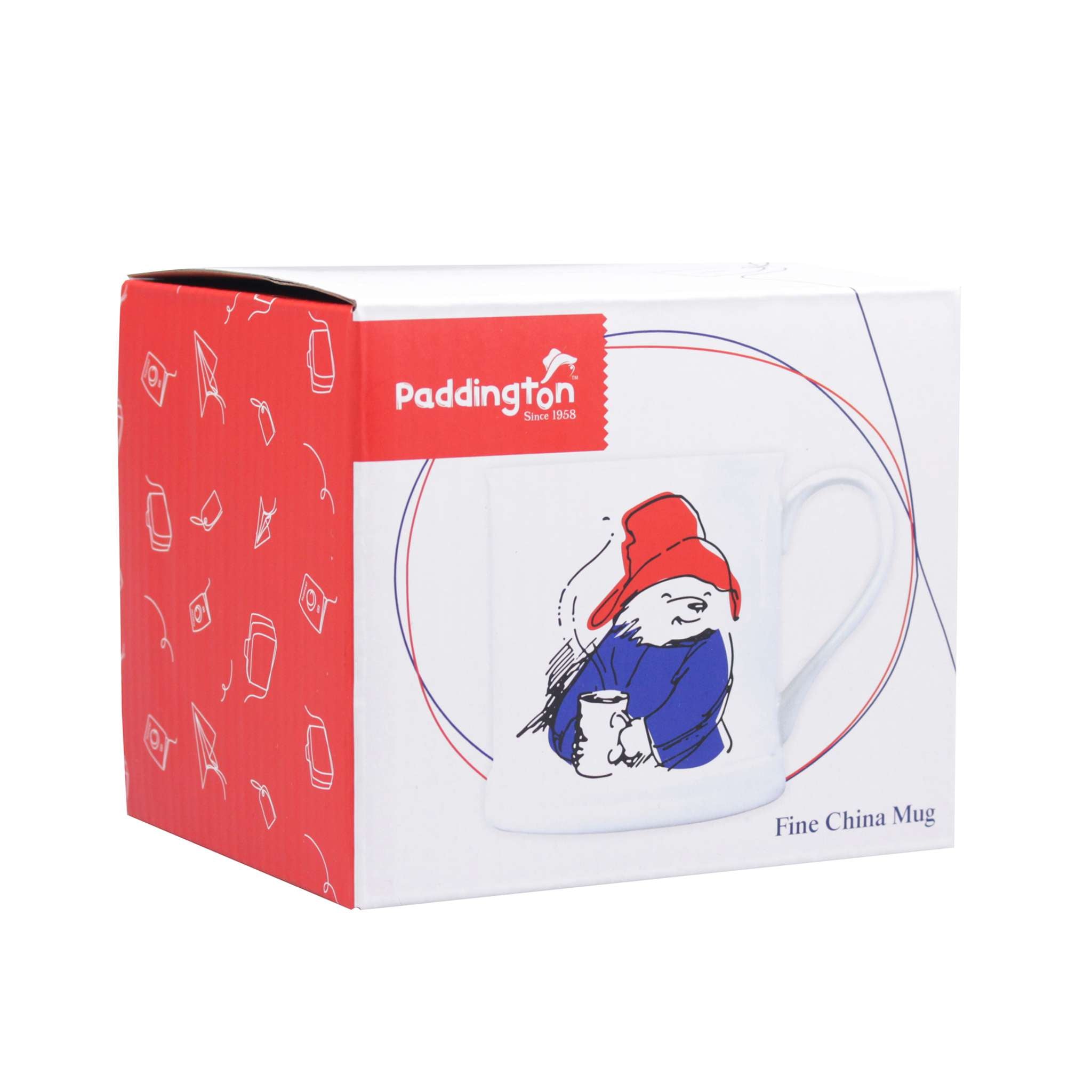 Paddington Bear Head Stuck mug céramique 35 cl coffret