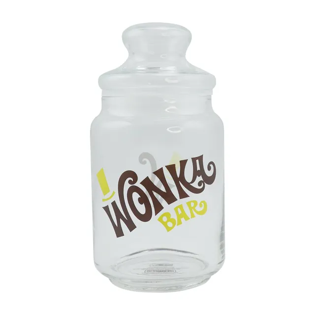 Wonka bocal verre 75 cl couvercle bambou