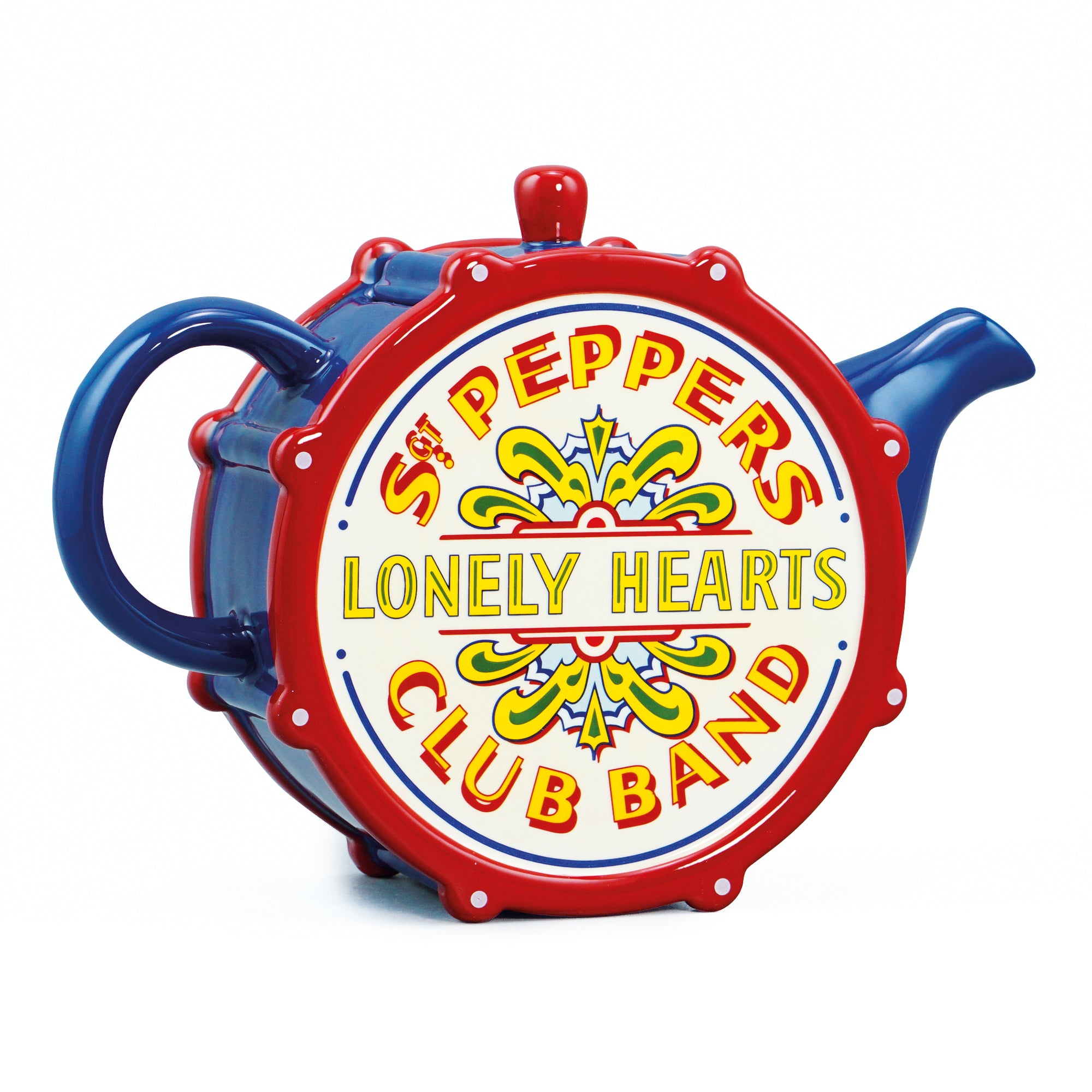 The Beatles Sgt. Pepper théière céramique tambour