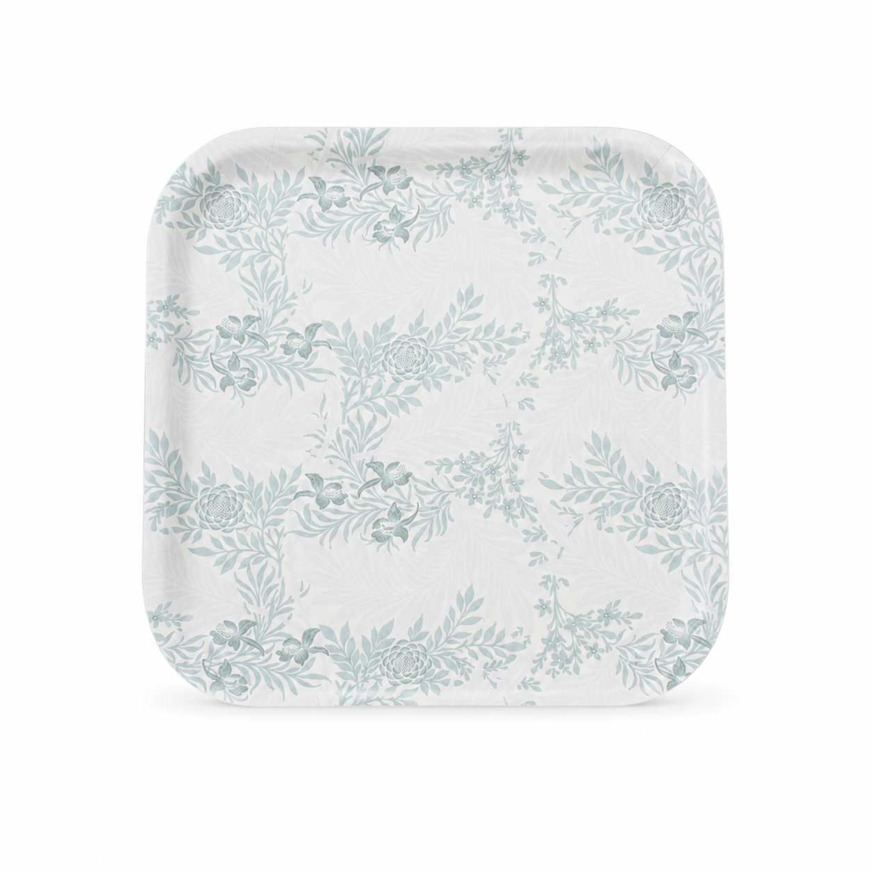 William Morris Larkspur plateau bouleau 20x20 cm crème