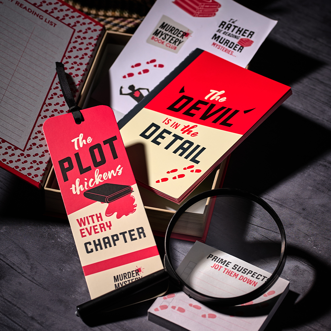 Pulteney Press Murder Mystery Book Club coffret papeterie