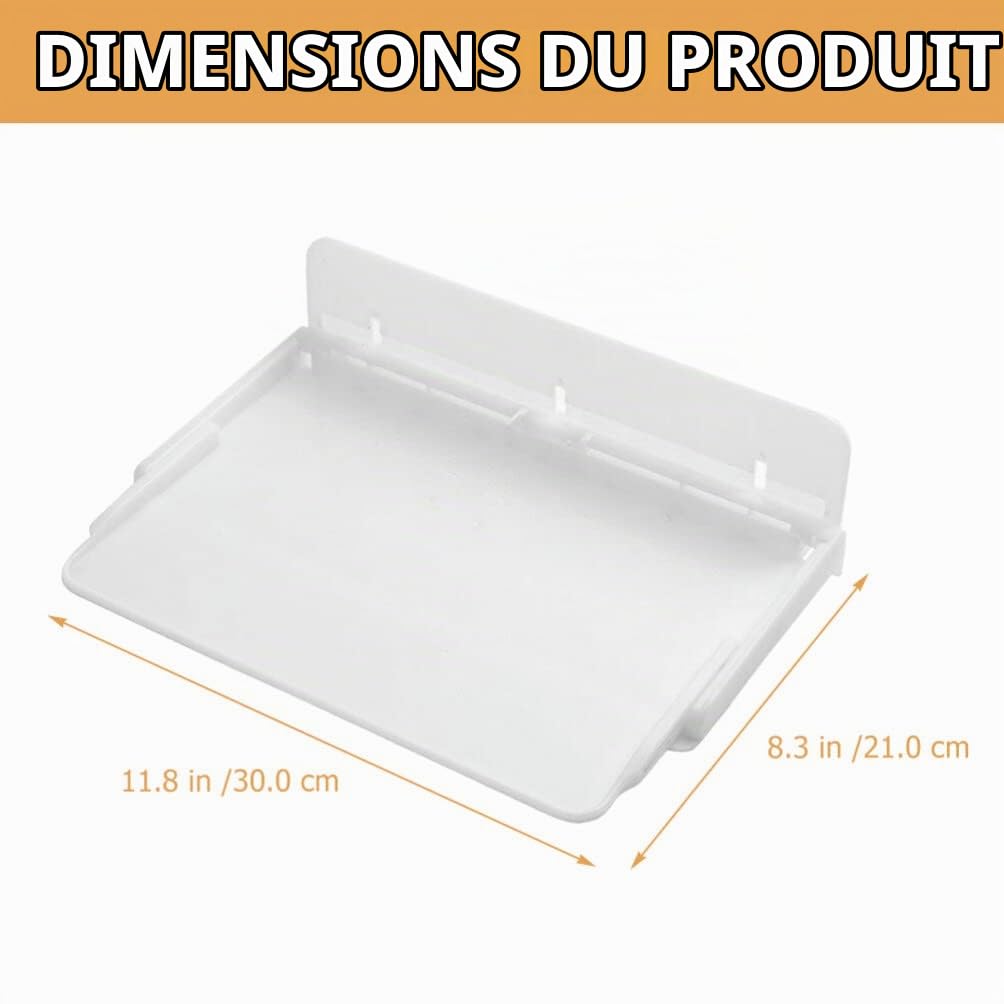 Alipis étagère de chevet pliante blanche PS