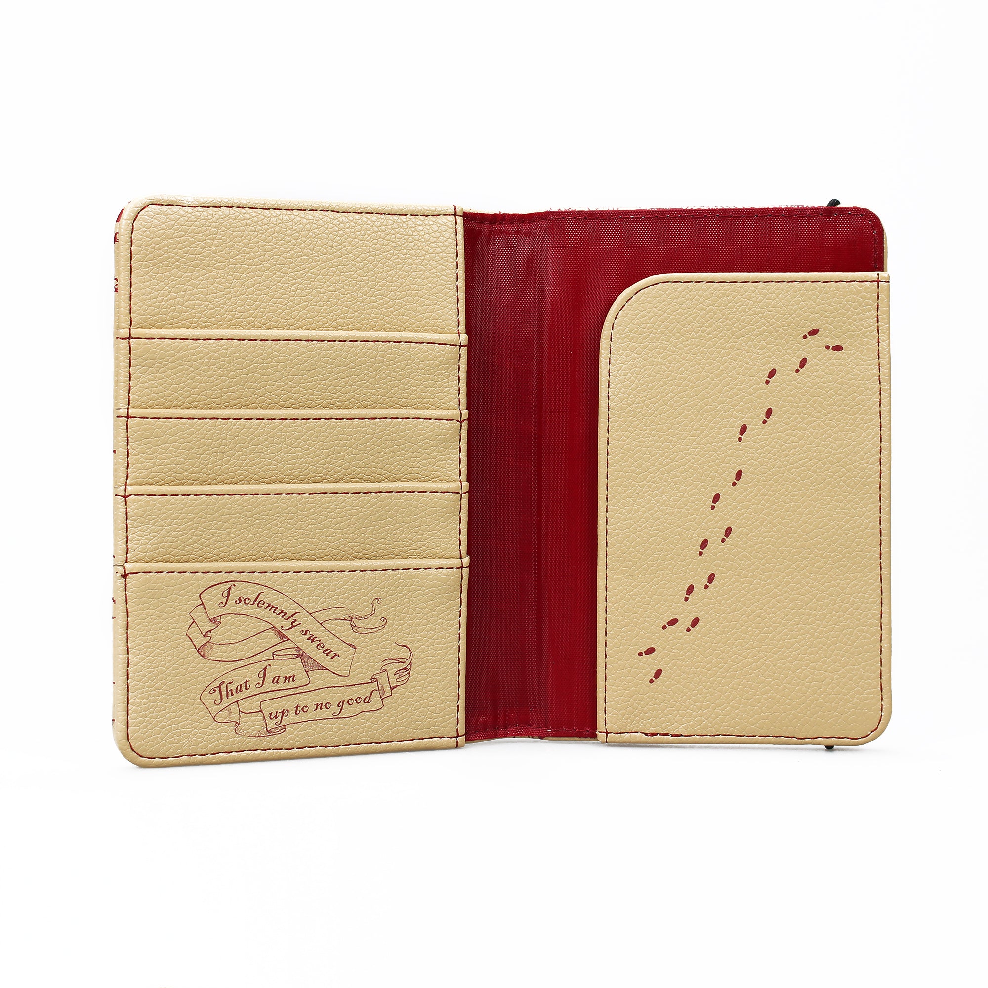 HMB Harry Potter Marauder’s Map porte-passeport cuir vegan