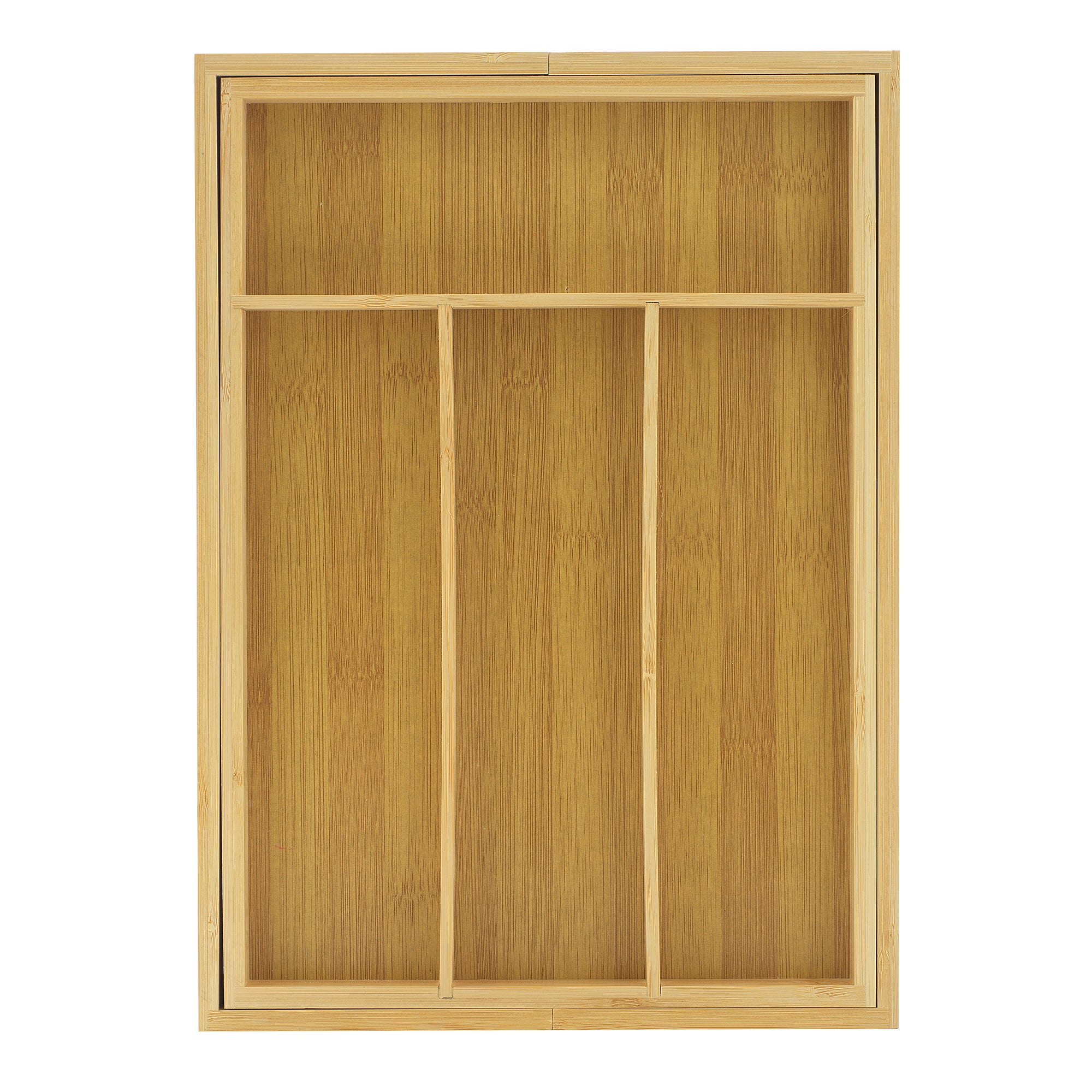 JoyJolt Expandable Bamboo organiseur tiroir bambou naturel extensible