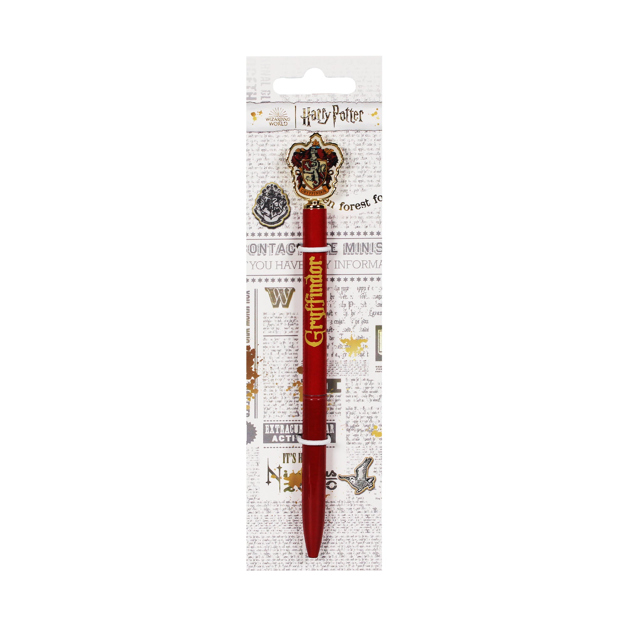 Harry Potter stylo métal Gryffondor rouge 2D