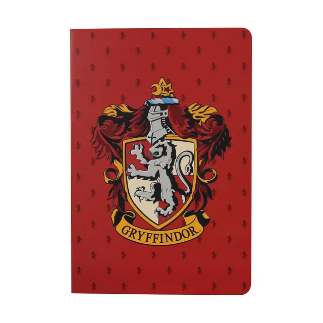 HMB Harry Potter Gryffindor carnet A5 souple rouge