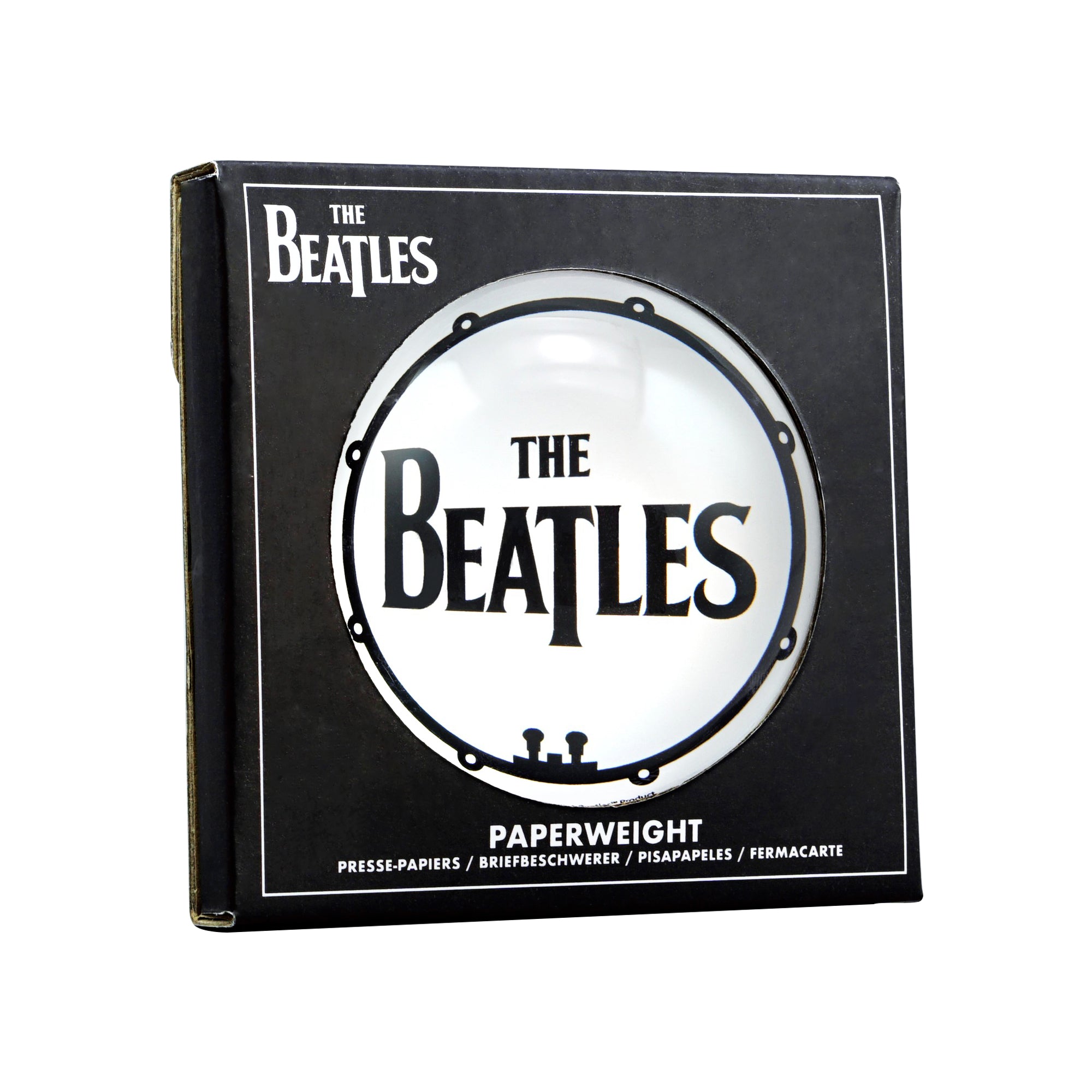 The Beatles Logo presse-papier verre 70mm coffret