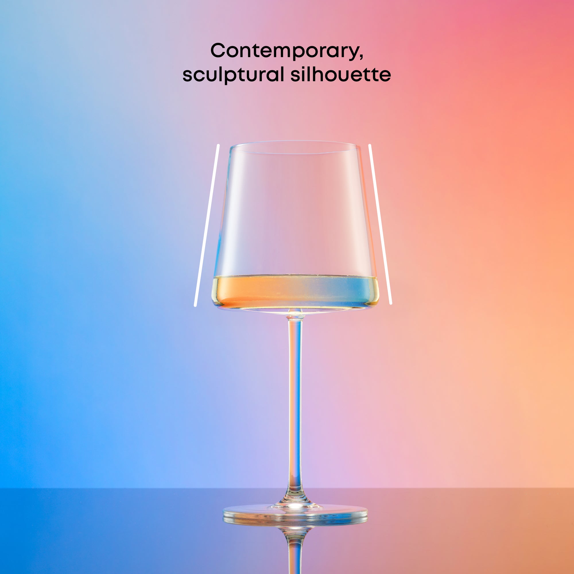 JoyJolt Aura verres à vin lot de 8 rouge blanc cristal