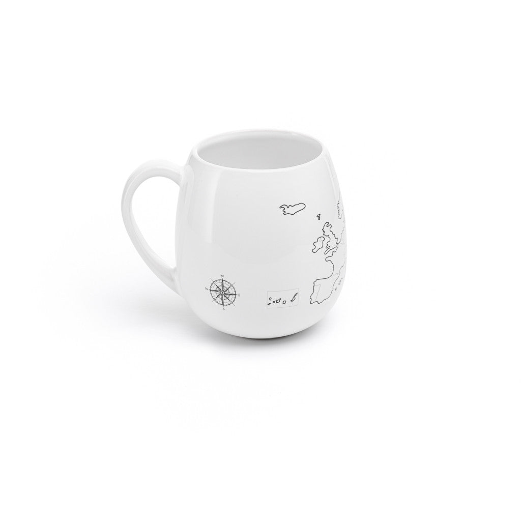 Trouvaille Global mug voyage Europe à colorier