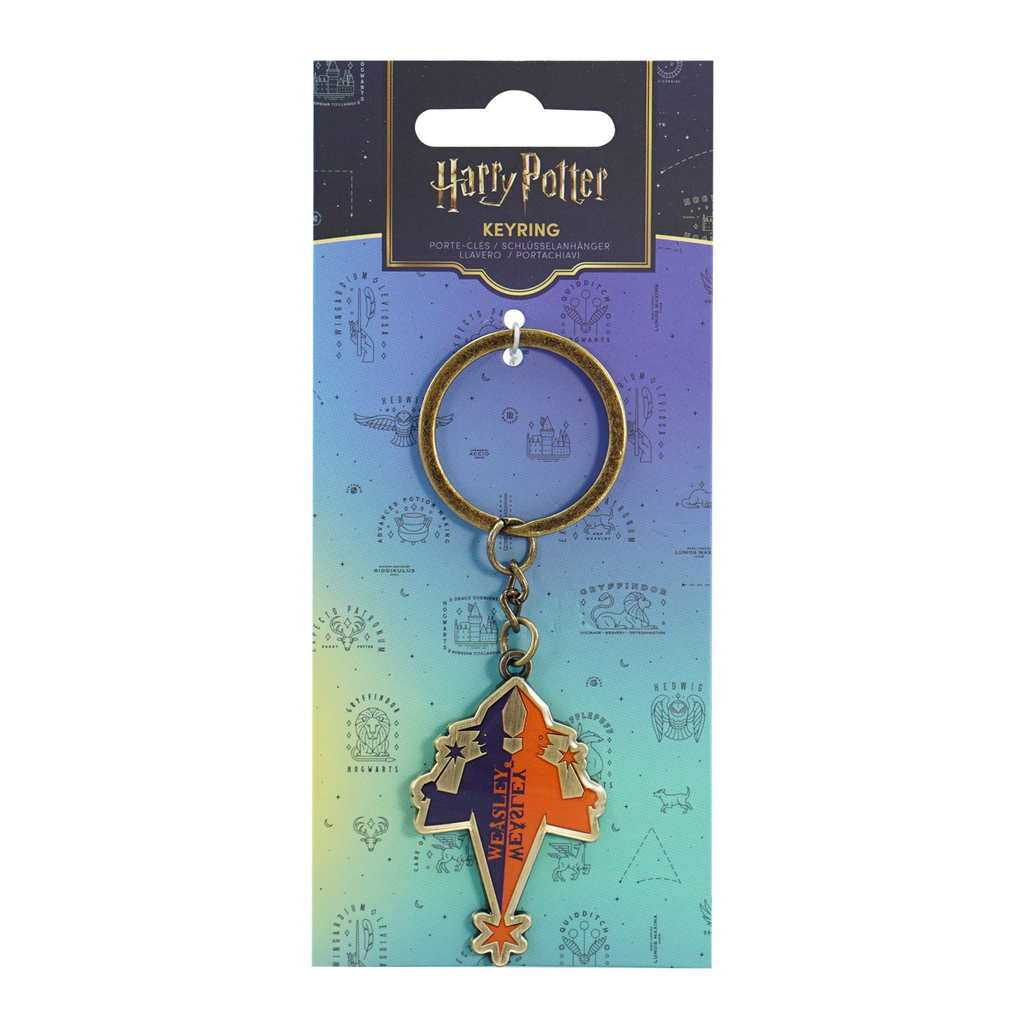 Harry Potter Weasley porte-clés métal noir