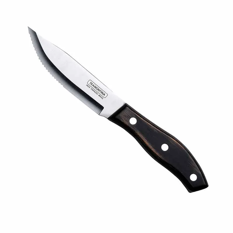 Artis Jumbo Swan couteau steak marron polywood