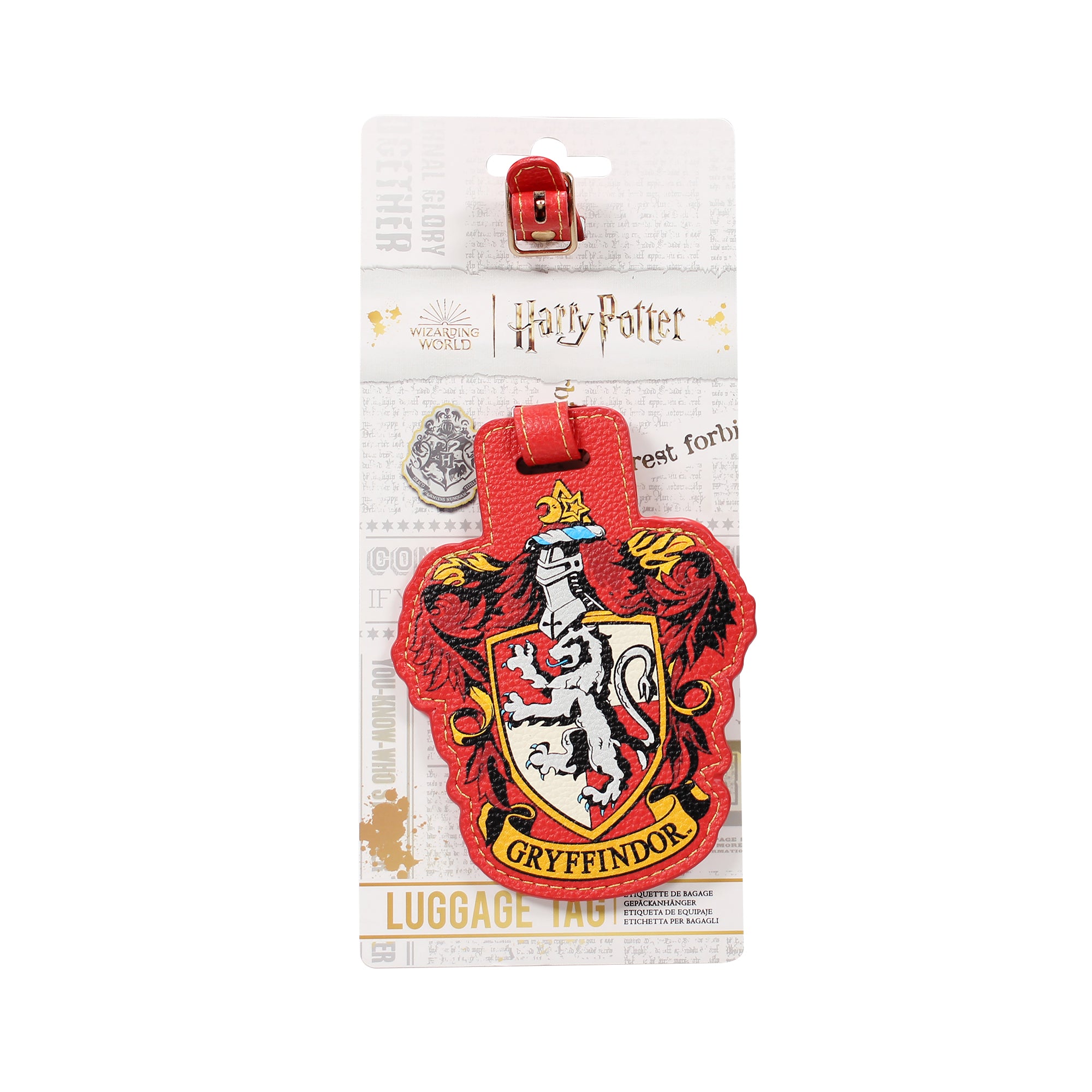 Harry Potter Gryffondor étiquette bagage cuir vegan