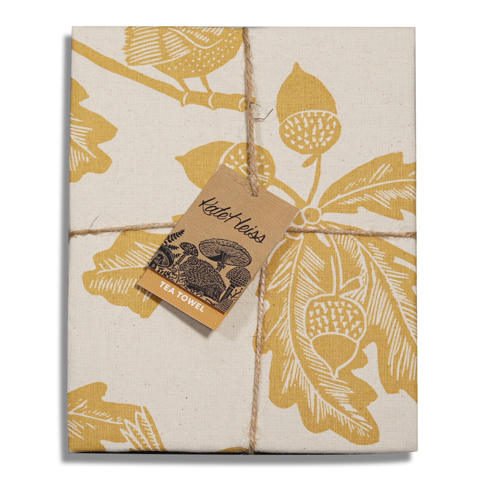 HMB Kate Heiss torchon Woodland ocre coton recyclé