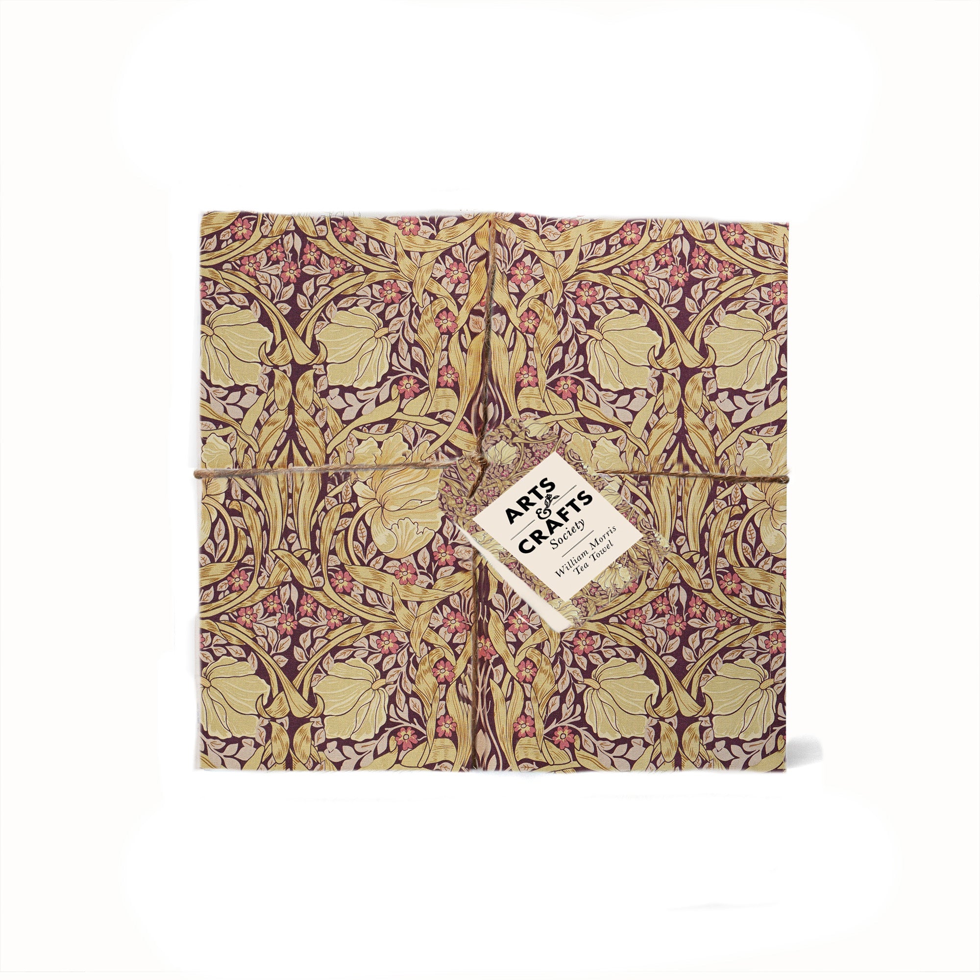 Arts & Crafts Society William Morris Pimpernel torchon coton recyclé violet