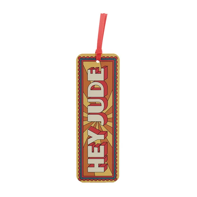 The Beatles Hey Jude marque-page papier rouge