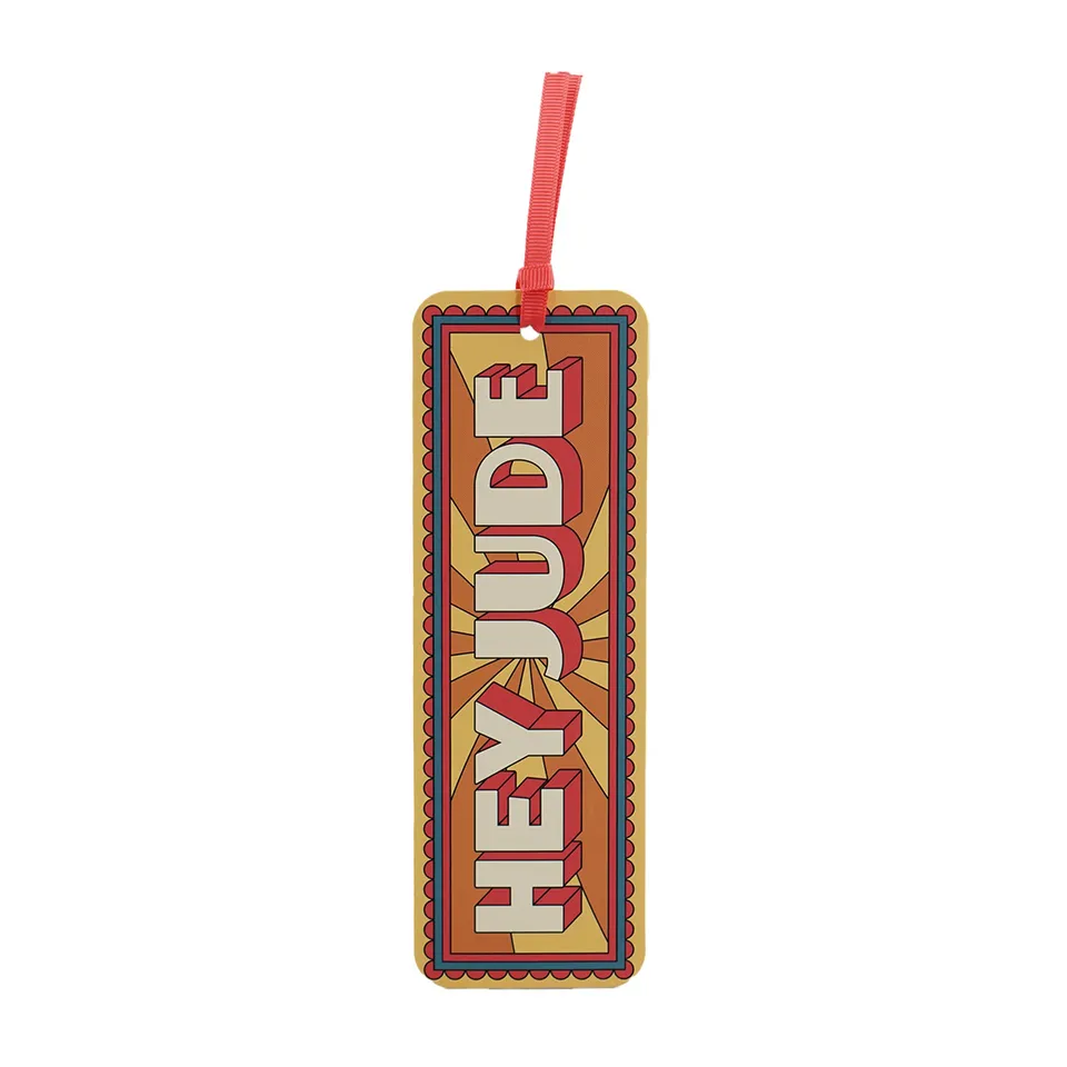 The Beatles Hey Jude marque-page papier rouge