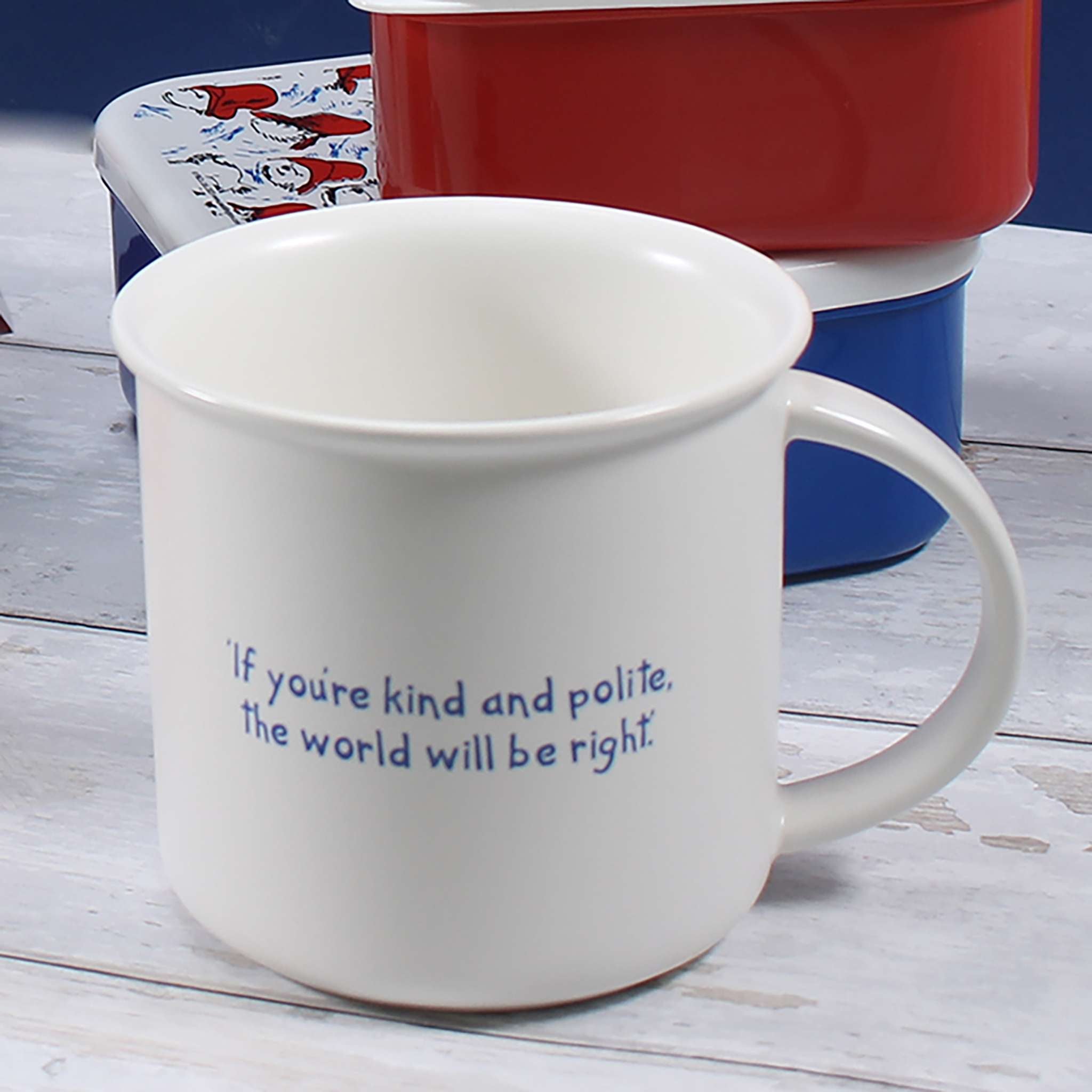 HMB Paddington Enamel Style mug 35 cl coffret