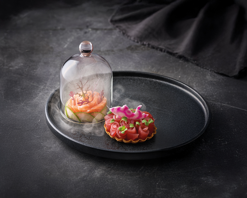 Artis Nara Black assiette noire 27 cm