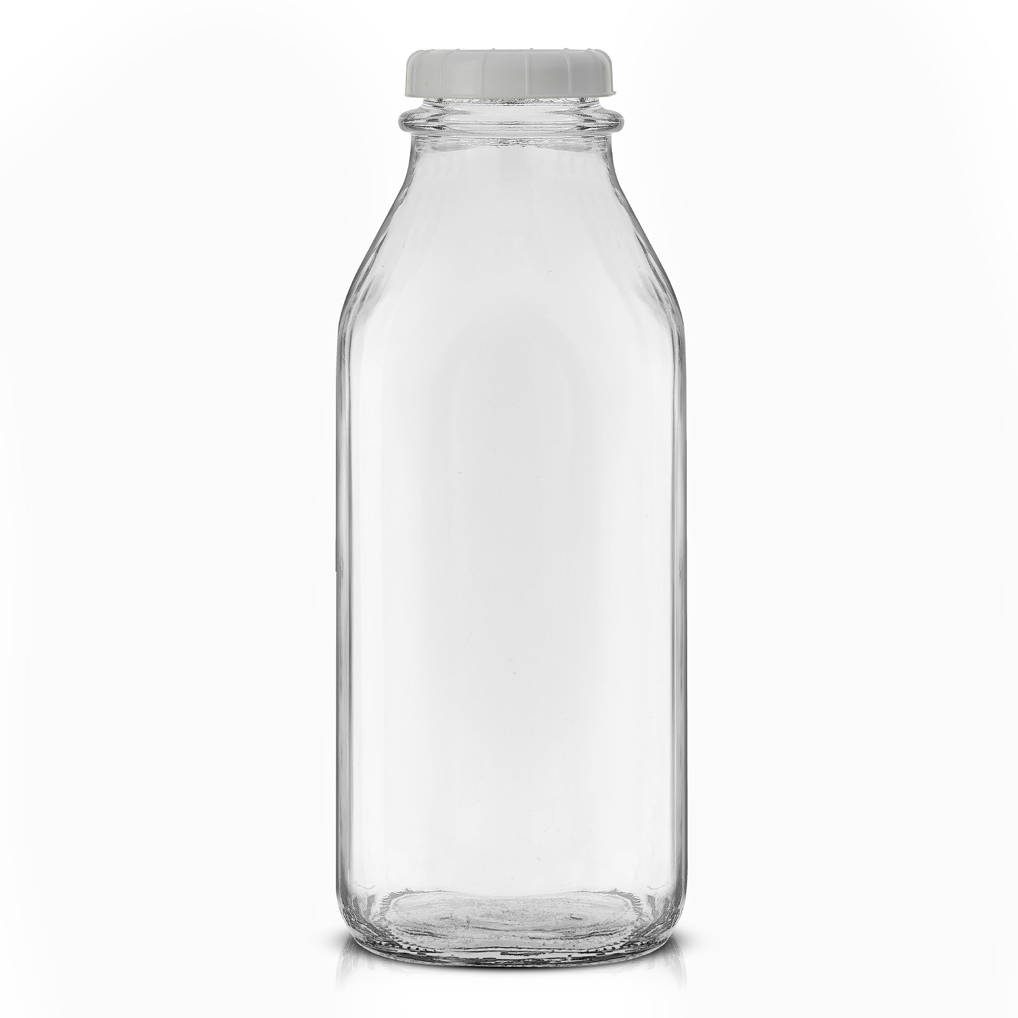 JoyJolt bouteille lait verre 96 cl lot 3 avec bec verseur
