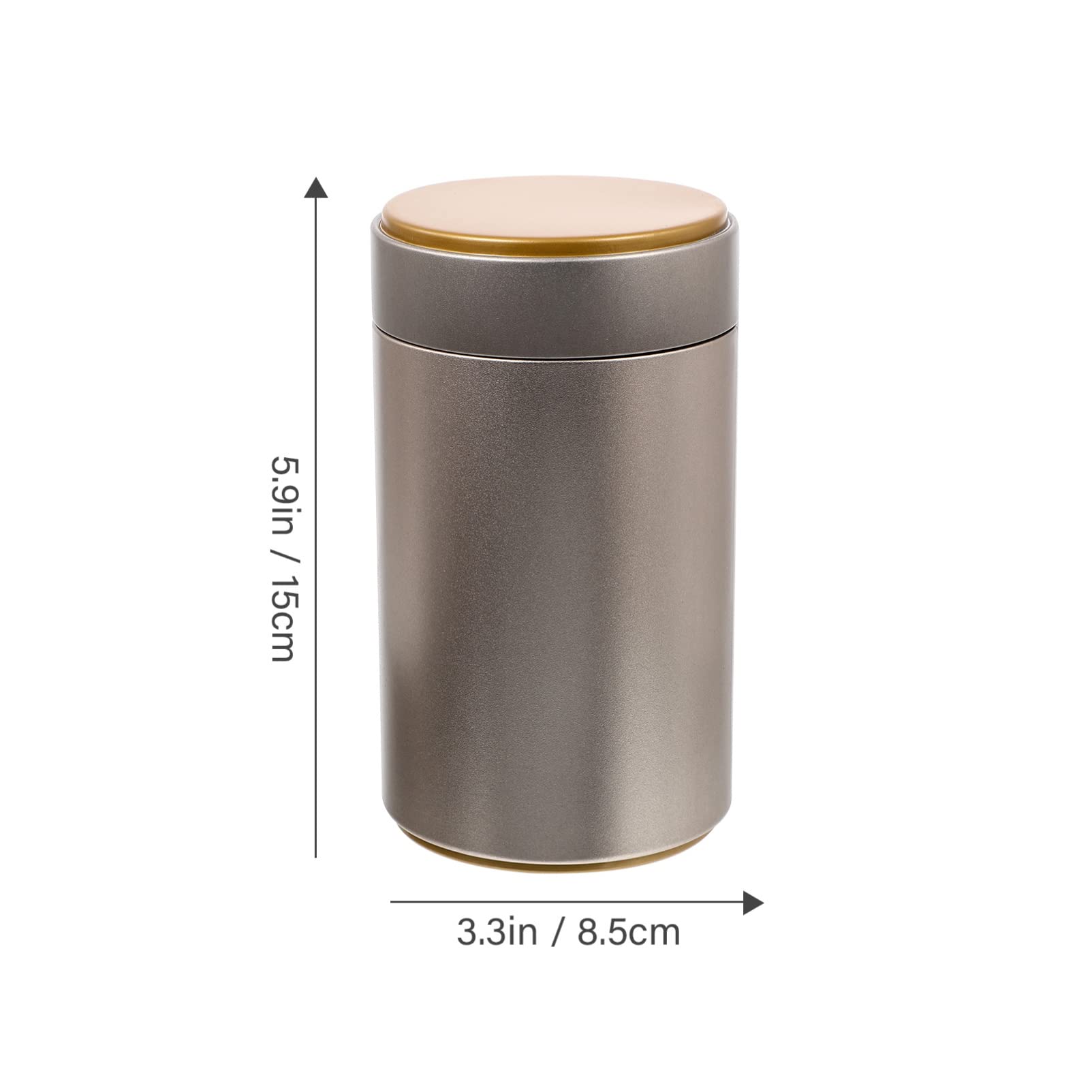 Alipis boîtes à café fer argent hermétiques lot de 4