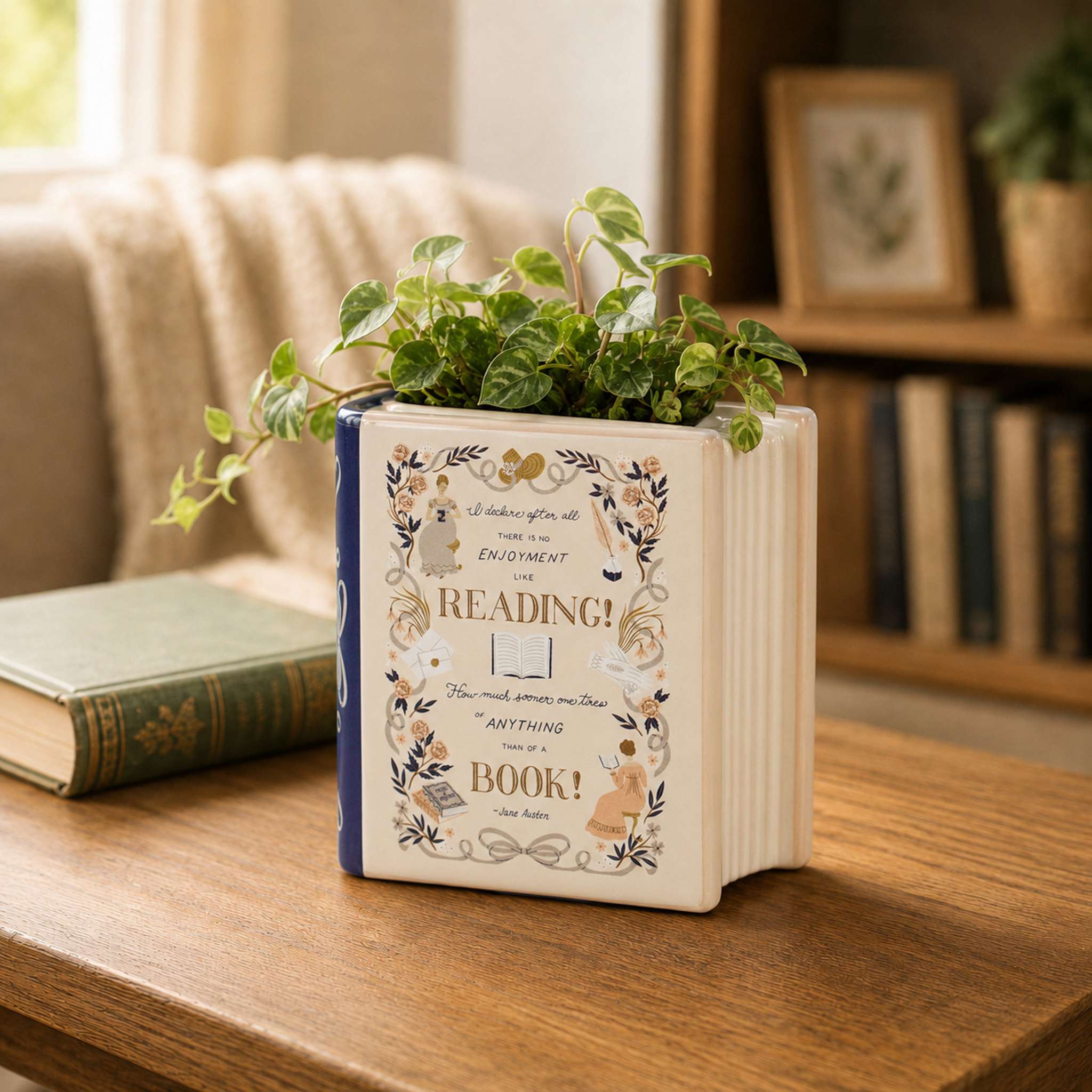 HMB Jane Austen Orgueil et Préjugés pot céramique 10cm