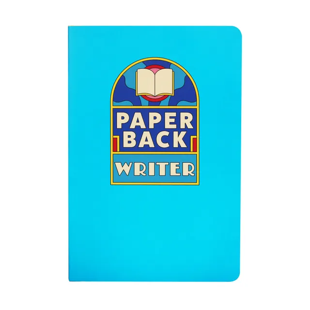 The Beatles Paperback Writer carnet A5 souple bleu