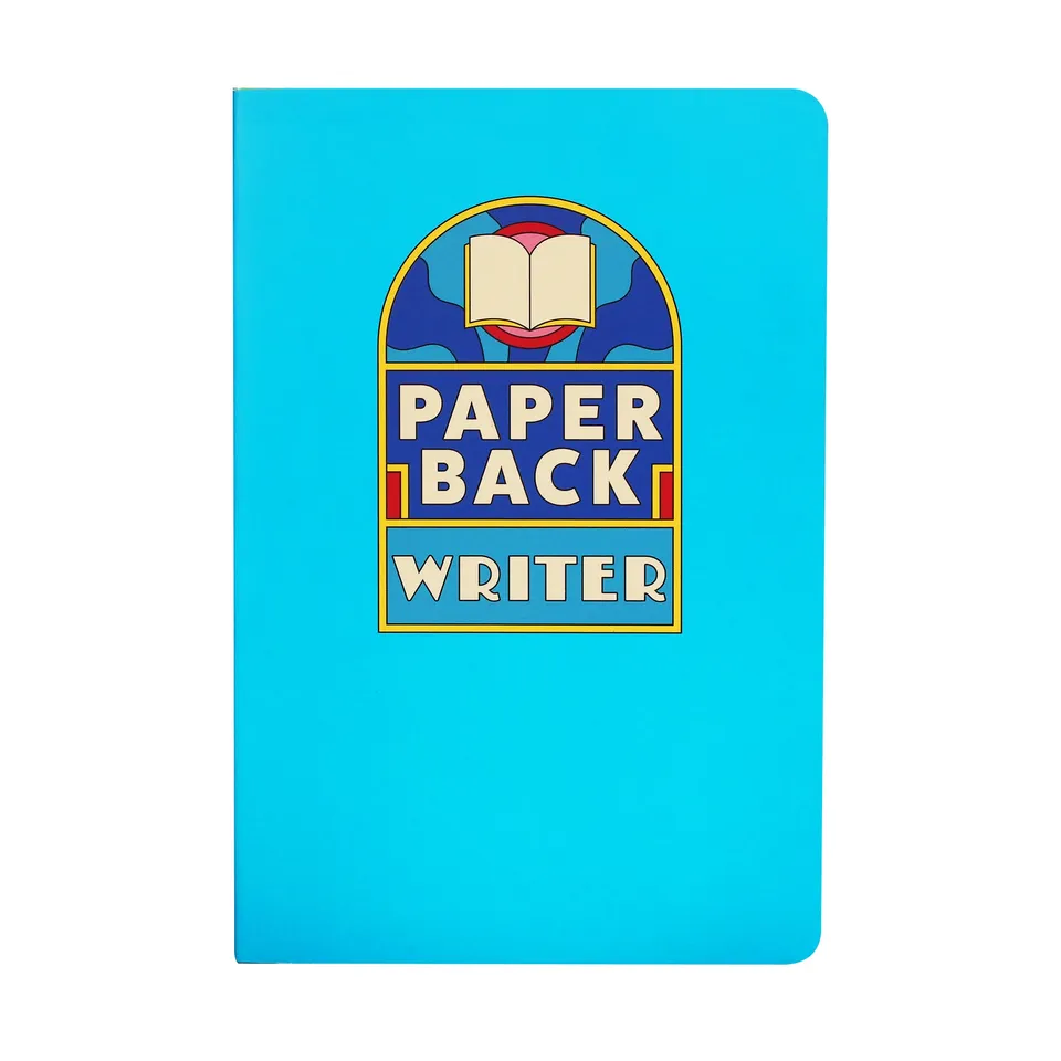 The Beatles Paperback Writer carnet A5 souple bleu