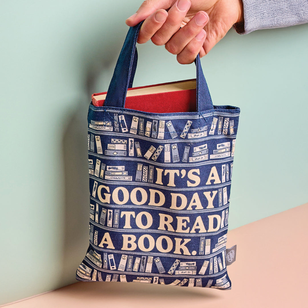 Pulteney Press Good Day To Read mini tote coton recyclé