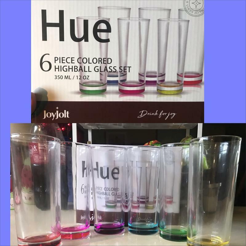 JoyJolt Hue Verres Whisky Old Fashioned 30 cl Lot 6