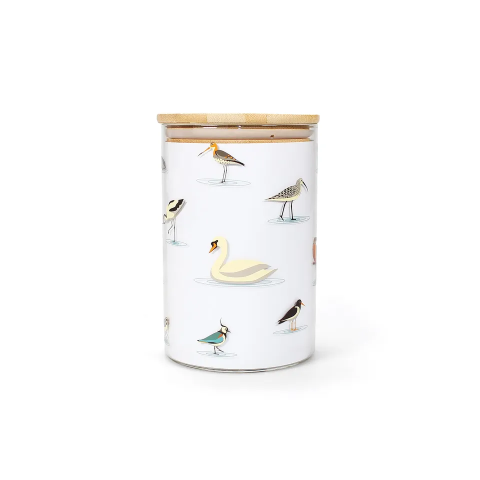 RSPB Water Birds bocal verre 950 ml oiseaux