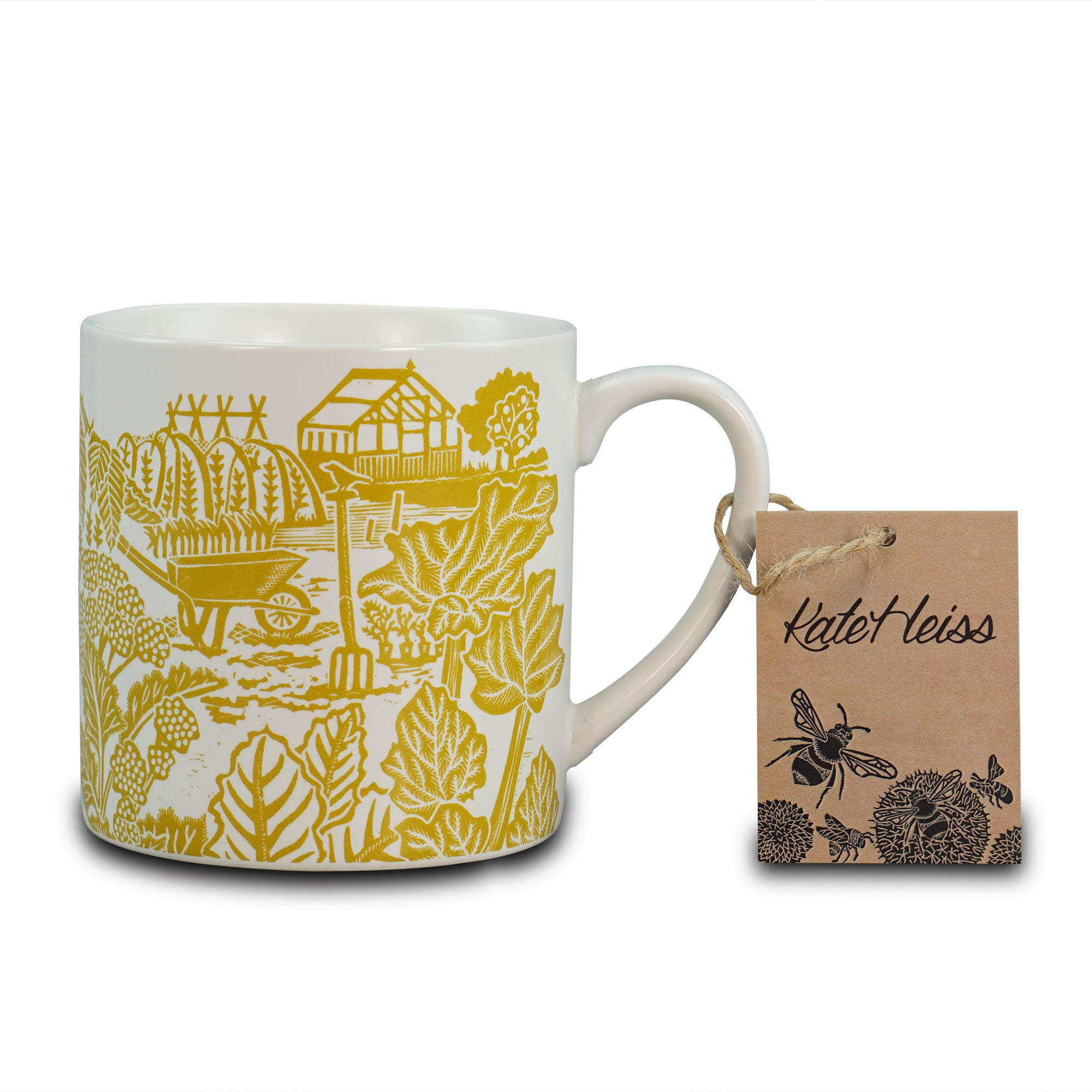 Kate Heiss MUGKH01 mug 31 cl moutarde céramique