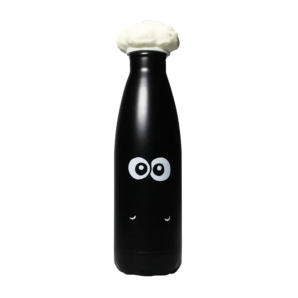 Wallace & Gromit Shaun 3D gourde inox 500ml noire