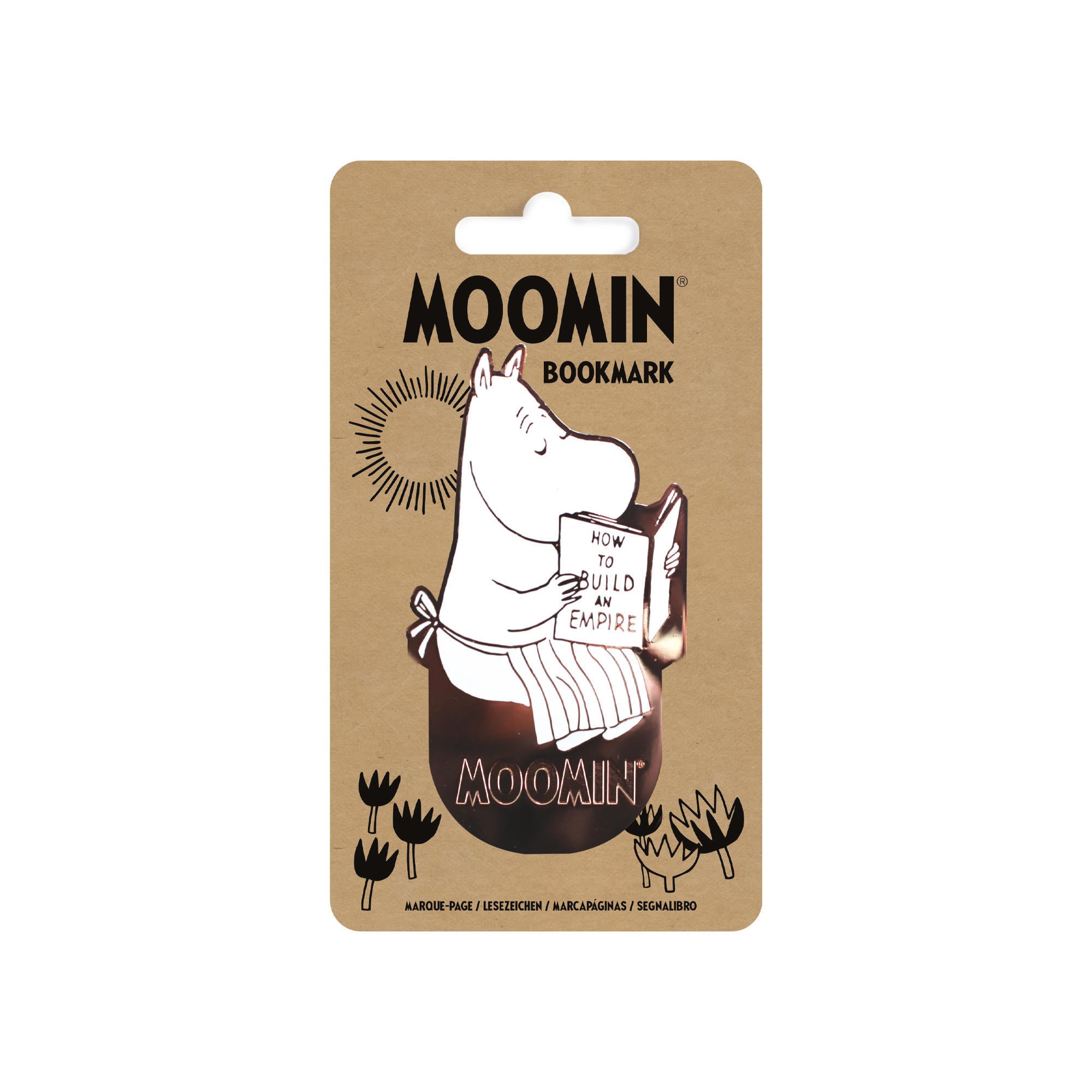 Moomin Moomin Mama marque-page métal blanc