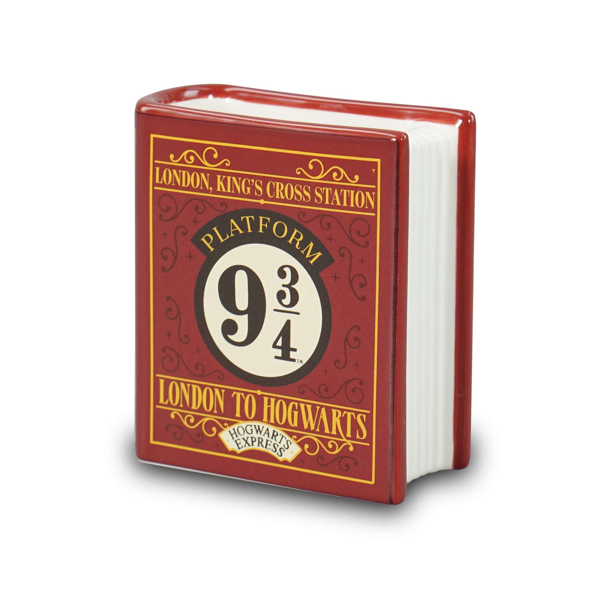 Harry Potter Platform 9 3/4 pot céramique livre rouge 10 cm