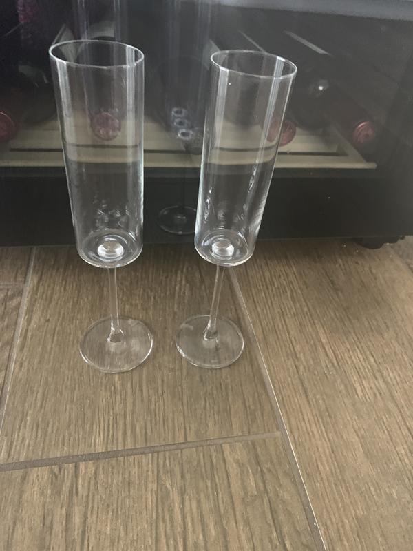 JoyJolt Claire flûtes à champagne lot de 2 17 cl cristal