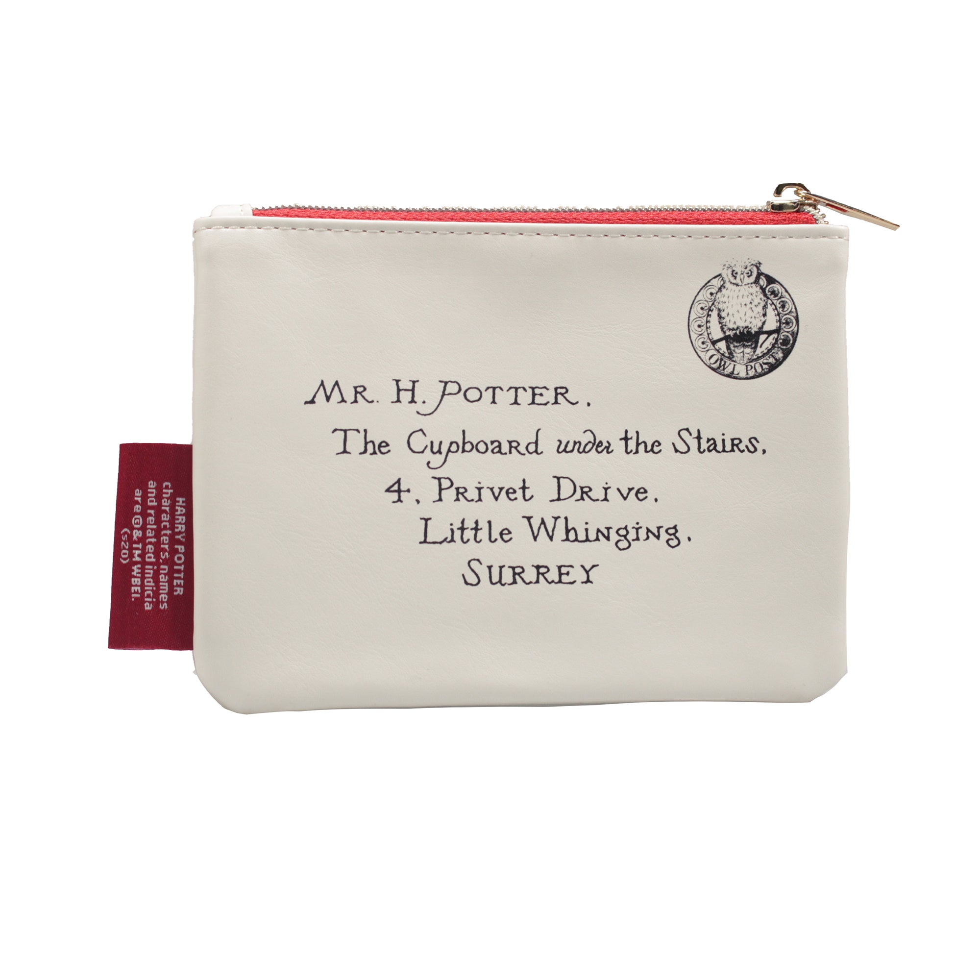 Harry Potter Letters porte-monnaie blanc 9 x 13 cm