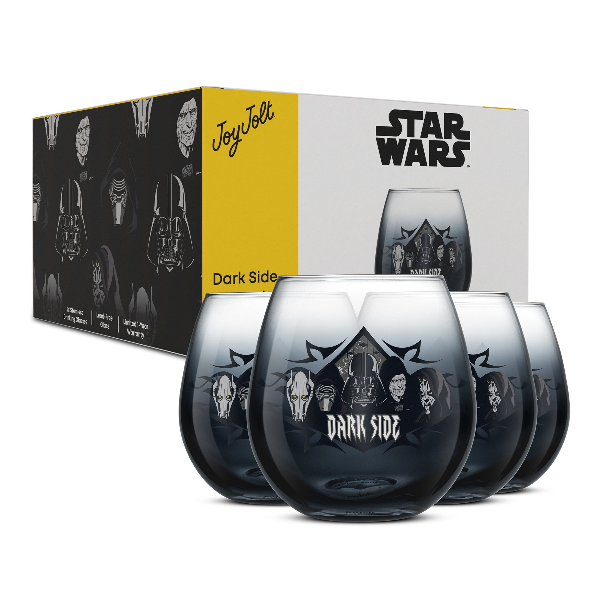 JoyJolt Star Wars Dark Side verres lot 4 44 cl